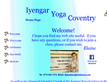Tablet Screenshot of iyengaryogacoventry.co.uk